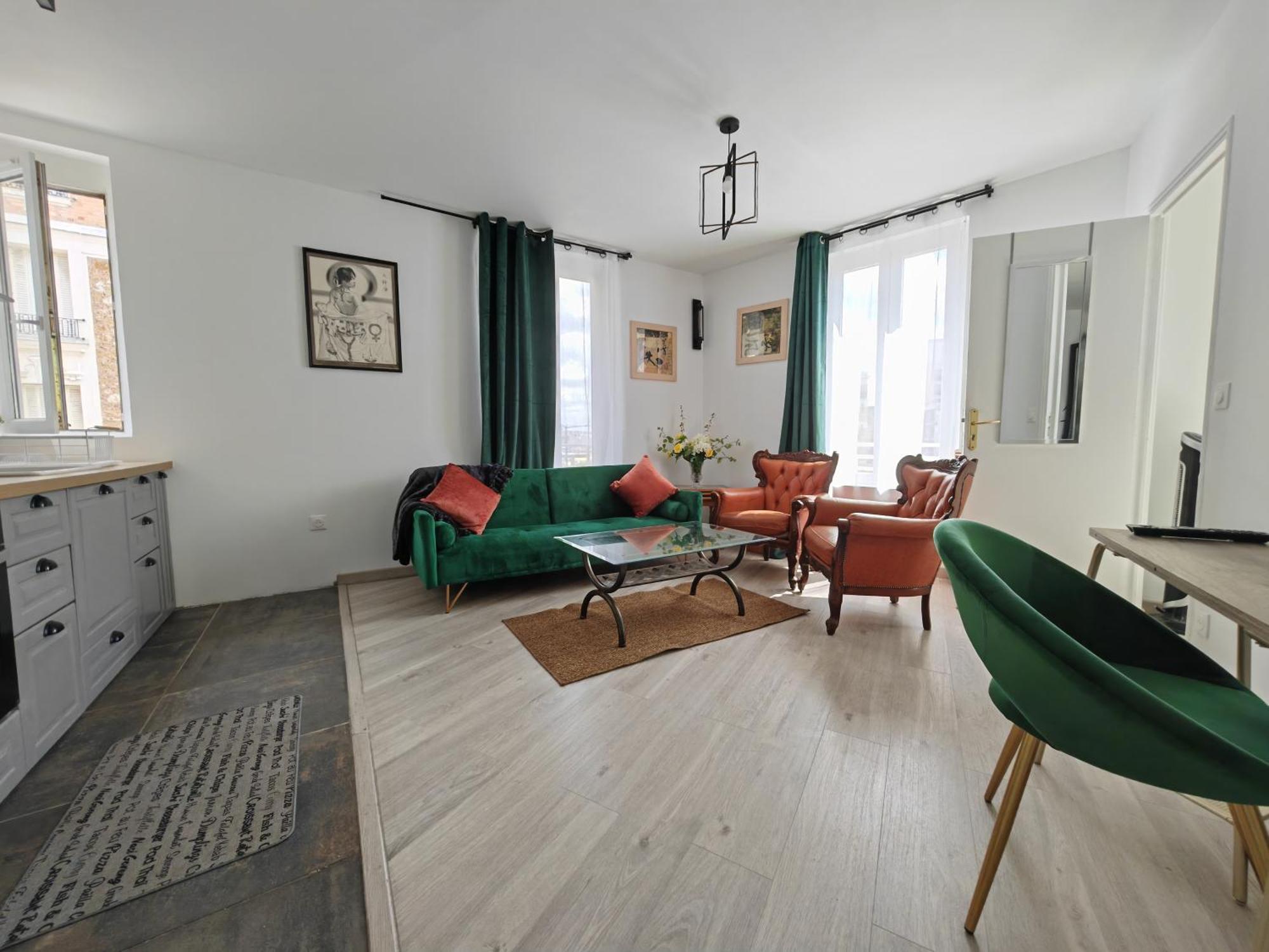 Cosy Appartement T2 Proche Paris Іврі-сюр-Сен Екстер'єр фото